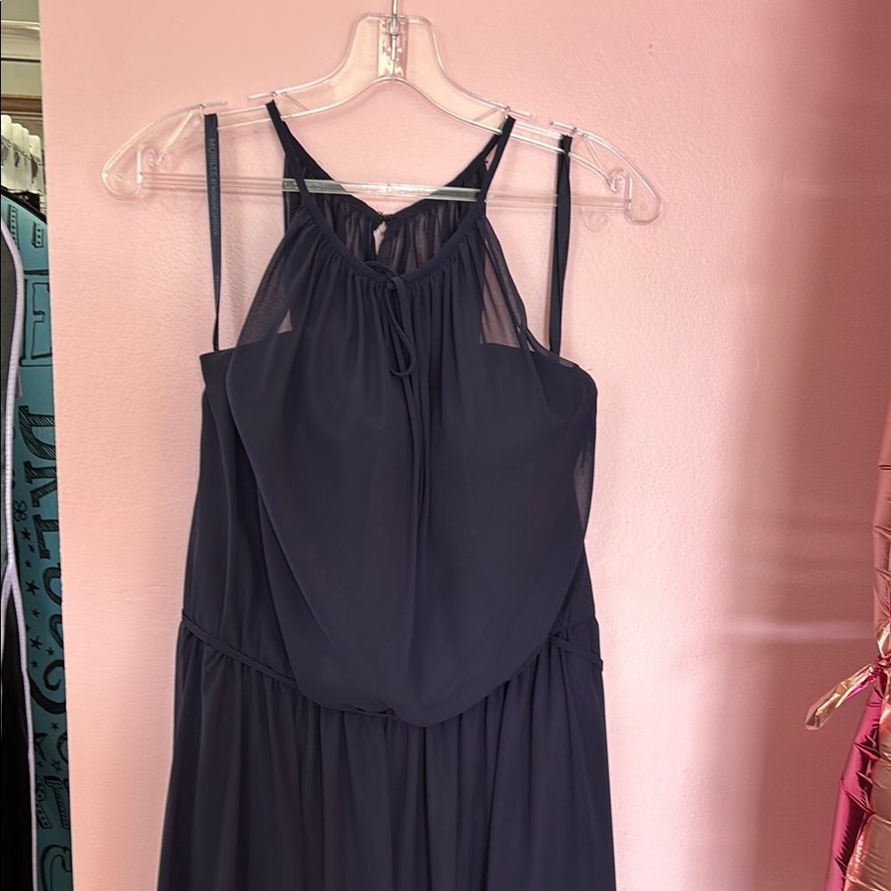 Navy Blue halter dress